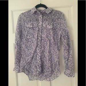 Ralph Lauren Floral Button Down Blouse
